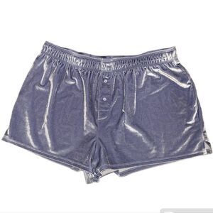 Victoria's Secret PINK Velour Velvet Sleepwear Shorts Pull On Women's Size M